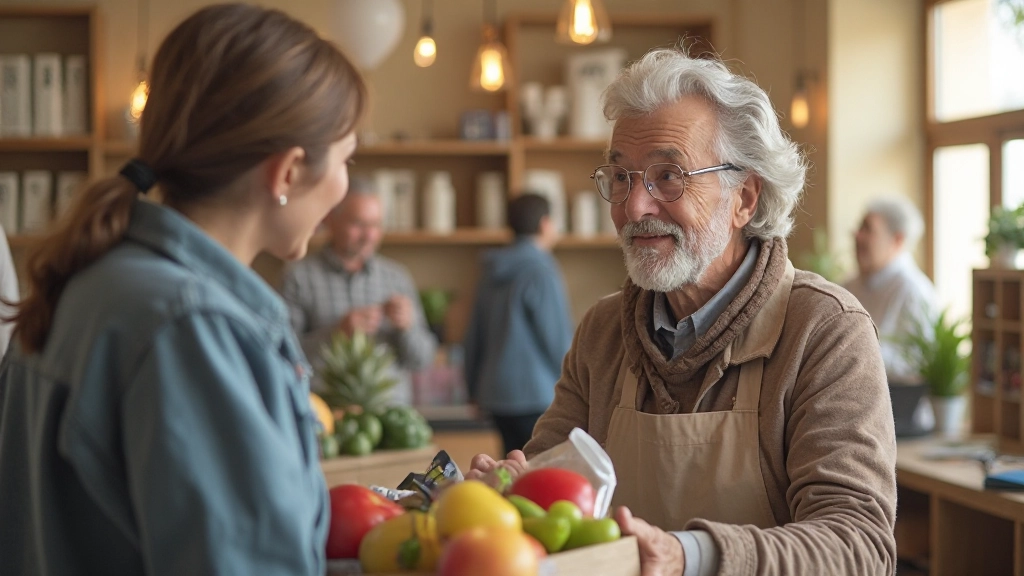 Благотворительная организация помогает нуждающимся людям в сообществе