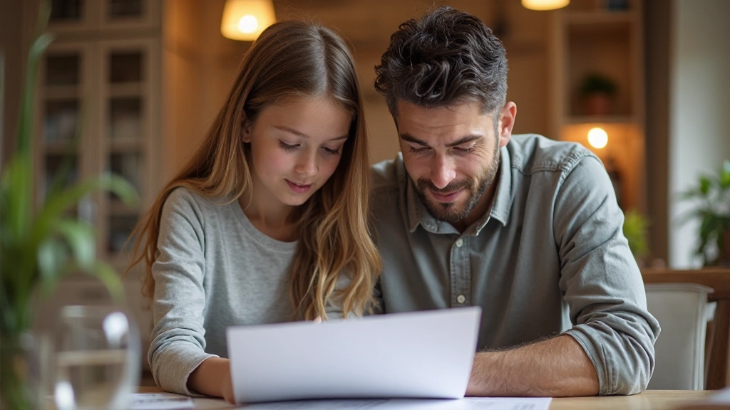 Профессиональная фотография планирования семейного бюджета с графиками и инвестиционными стратегиями