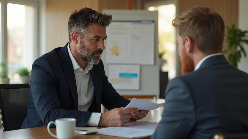 Консультация по инвестиционной стратегии между консультантом и клиентом