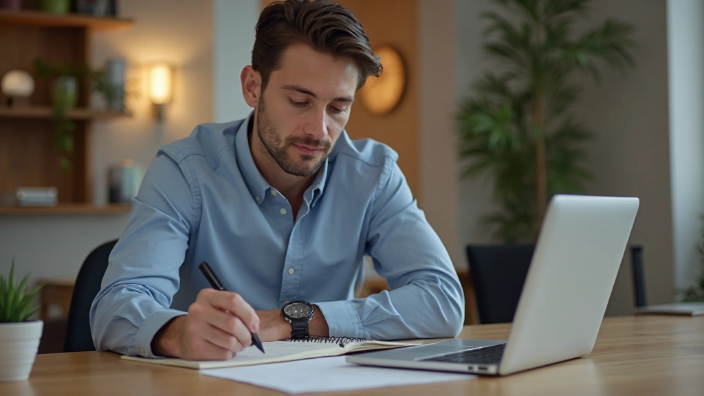 Персональный финансовый план с целями и графиками на столе