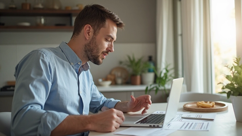 Профессиональное фото ноутбука с электронной таблицей бюджета