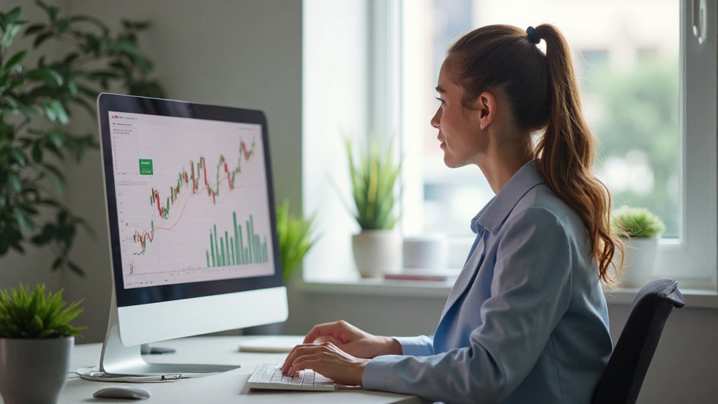 Планирование финансовых целей с использованием таблицы и графиков на мониторе