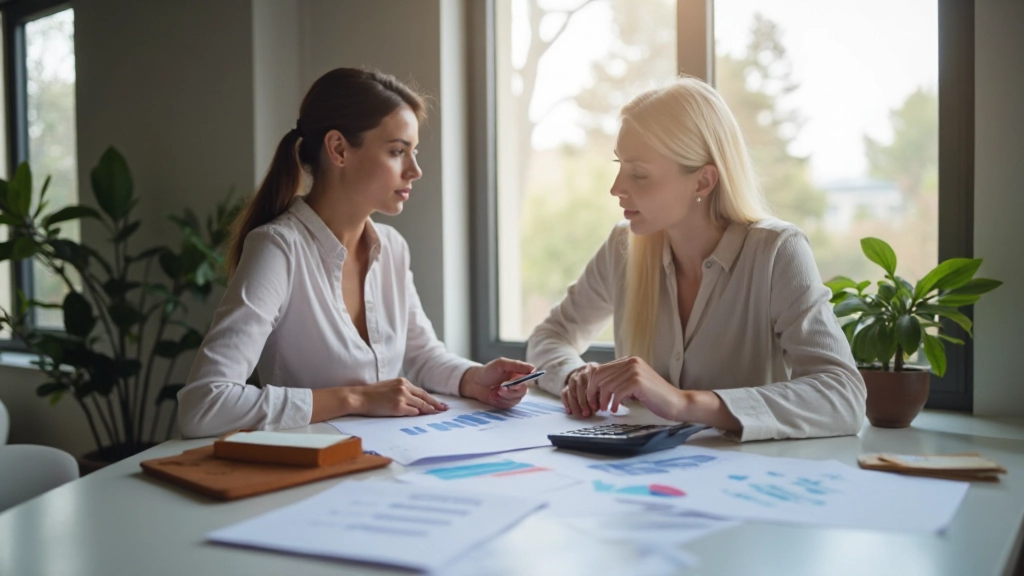 Профессиональная фотография человека, работающего с финансовыми документами за современным столом
