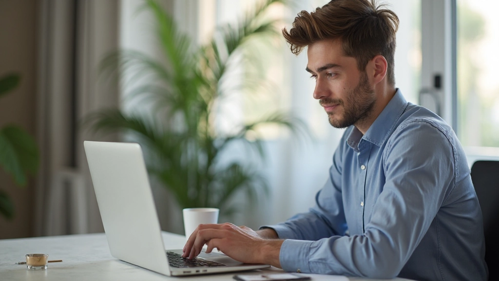 Молодой человек начинает инвестировать с малых сумм